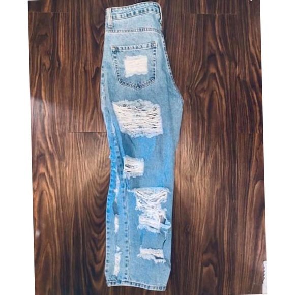 Women’s Distressed Jeans - Picture 2 of 2